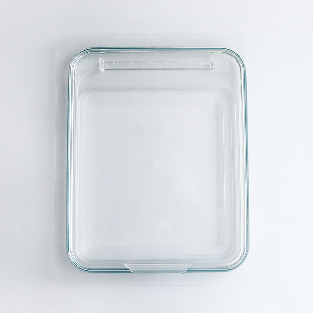 PC밧드 투명 플라스틱 냉장고정리용기 업소용 사각 검정밧드 반찬통 밧드 뚜껑