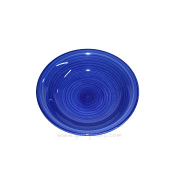 달팽이무늬 컬러접시170 (블루)