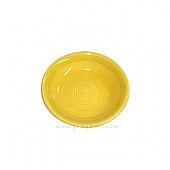 달팽이무늬 컬러접시145 (노랑)