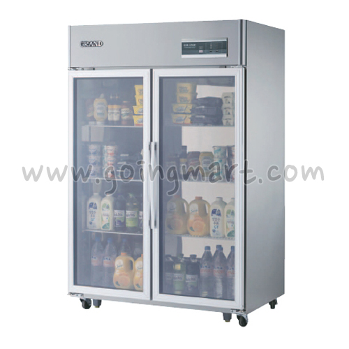 고급형 간냉식 냉장고 글라스 도어 냉장 1075L WSFM-1260DR(2G)