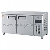고급형 간냉식 냉테이블1500(5자) GWFM-150RFT 냉동 182ℓ 냉장 182ℓ